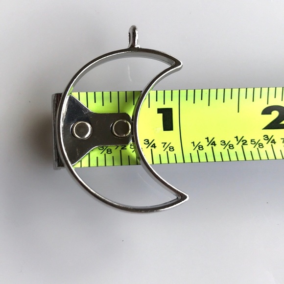 moon black suede adjustable necklace - Picture 8 of 8